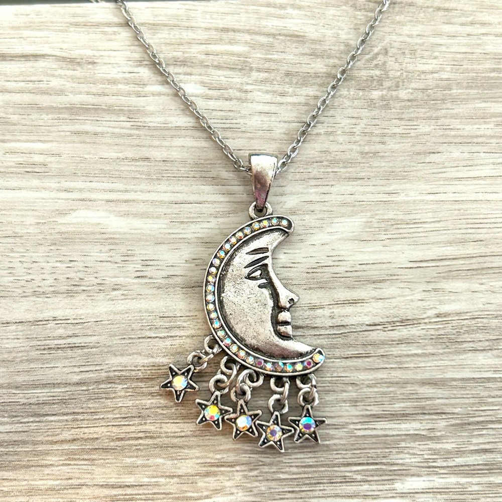 Moon & Starlight Pendant Necklace